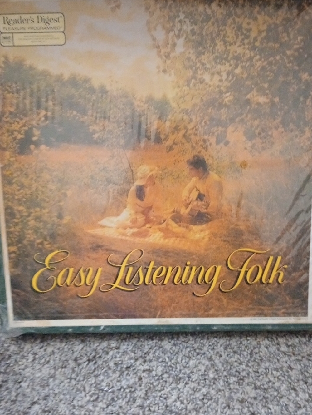 Easy Listening Folk record Set In Golden Cream